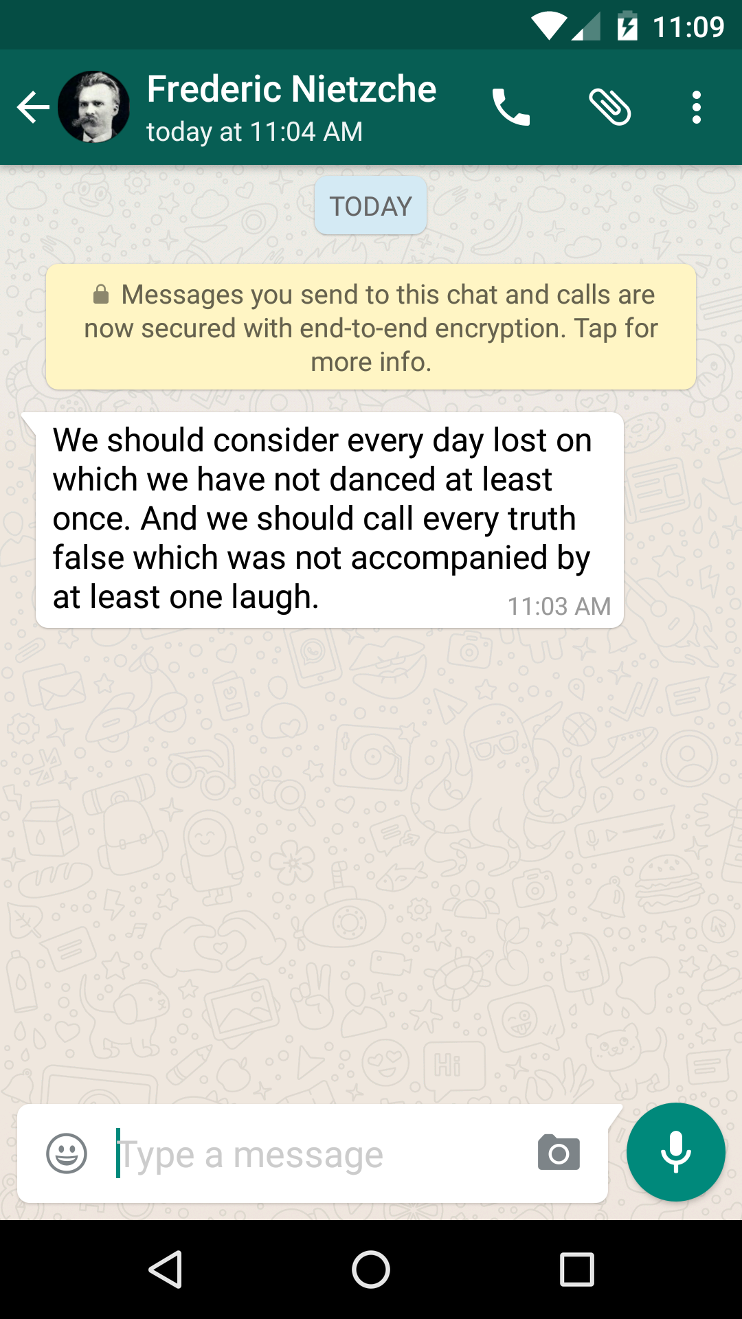 whatsapp encrypted messages